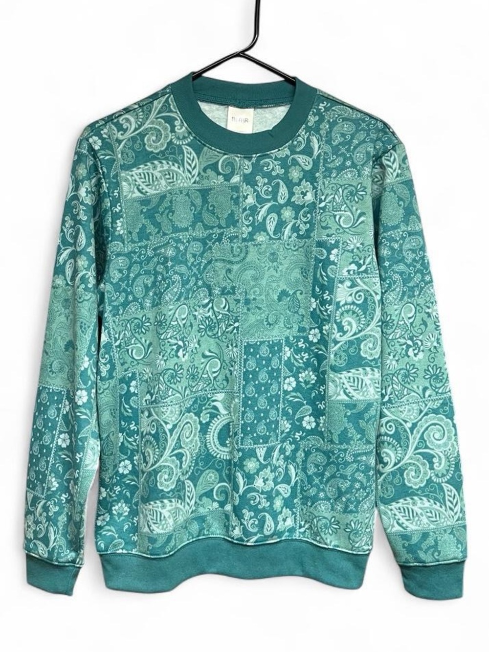 Blair Paisley Crewneck Sweatshirt Size Large